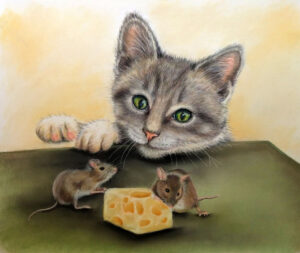 Ute Tobisch, handgemalte Tierportraits und mehr